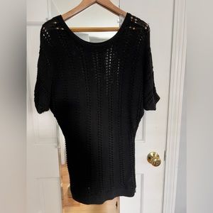 Large Express Black Sweater tunic